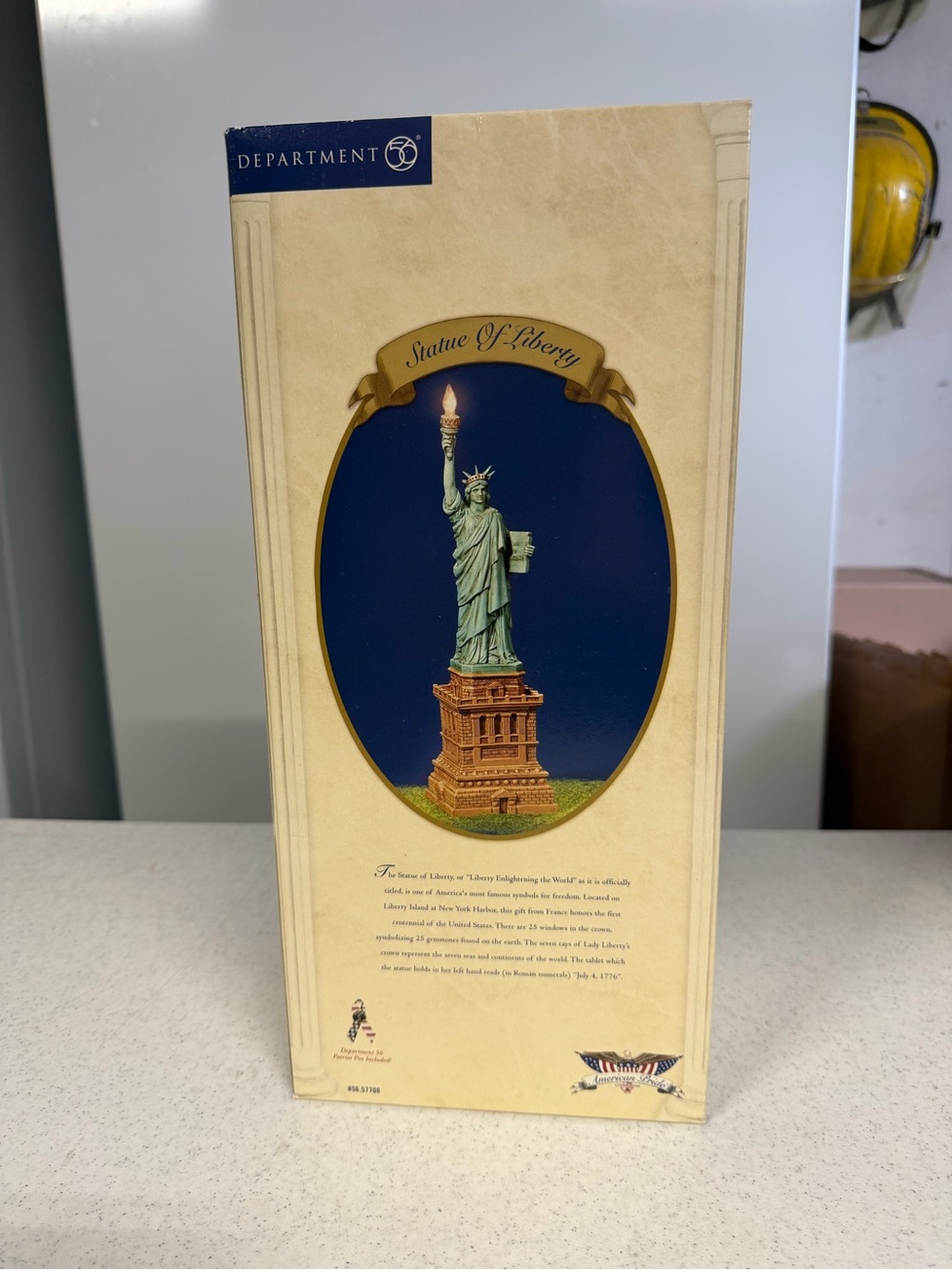 Dept. 56 American Pride Statue of Liberty #57708 Light Up Model NEW Original Box
